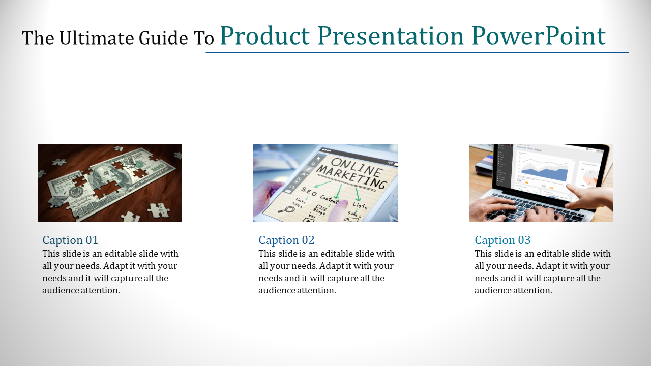 Magnetic Product Presentation PowerPoint Slide Templates